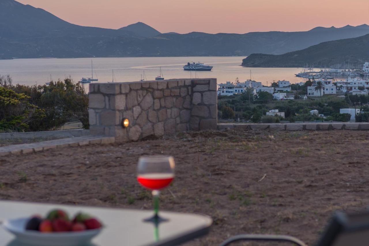 Sea, Sunset & Garden View Parasporos Houses, Milos Adámas Eksteriør bilde
