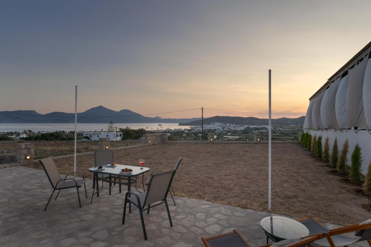 Sea, Sunset & Garden View Parasporos Houses, Milos Adámas Eksteriør bilde