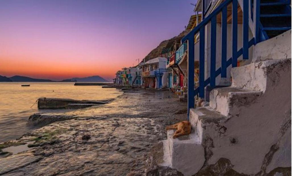 Sea, Sunset & Garden View Parasporos Houses, Milos Adámas Eksteriør bilde